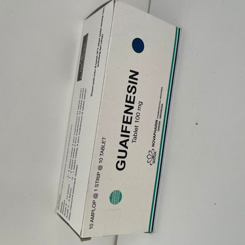 GUAIFENESIN TABLET NOVA 100 MG